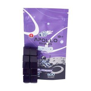 Buy Apollo Edibles – Blueberry Cubes 5000mg THC online Canada
