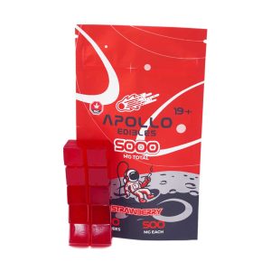 Buy Apollo Edibles – Strawberry Cubes 5000mg THC online Canada